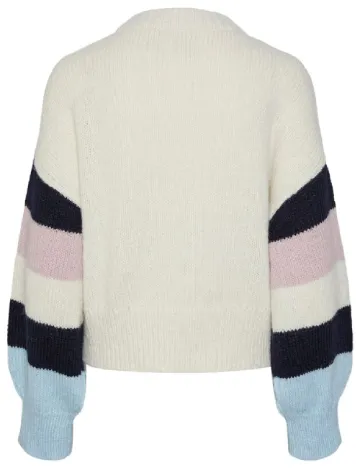 Pulover Pieces, mix culori