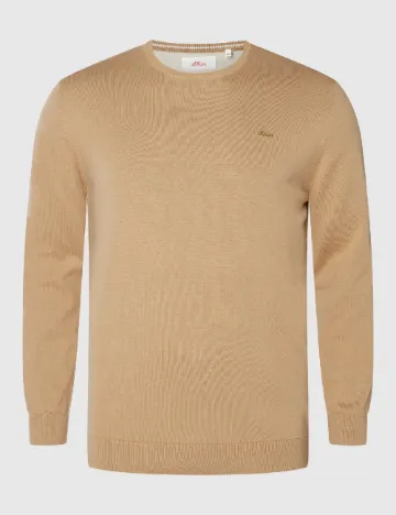 Bluza s.Oliver Plus Size Men, maro