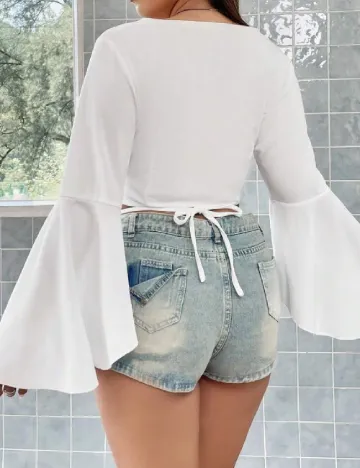 Top SHEIN CURVE, alb
