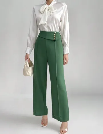 Pantaloni SHEIN, verde Verde