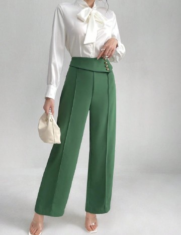 Pantaloni SHEIN, verde