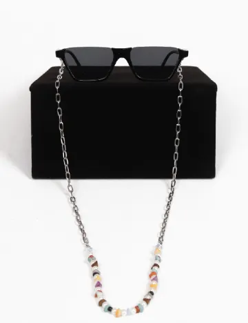 Colier Ochelari Comma, mix culori