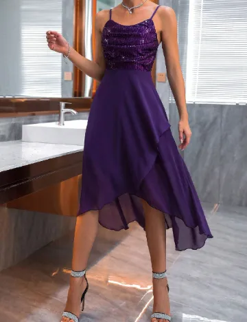 Rochie medie SHEIN, mov