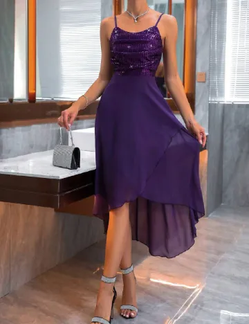 Rochie medie SHEIN, mov