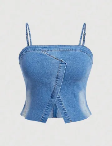Top SHEIN CURVE, albastru