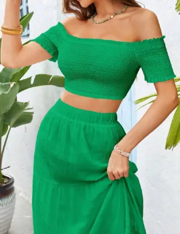 Compleu SHEIN, verde Verde