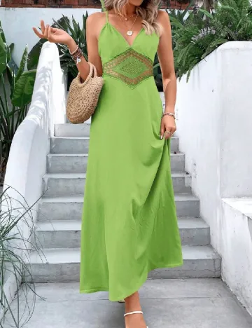 Rochie lunga SHEIN, verde