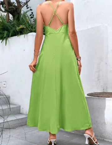 Rochie lunga SHEIN, verde