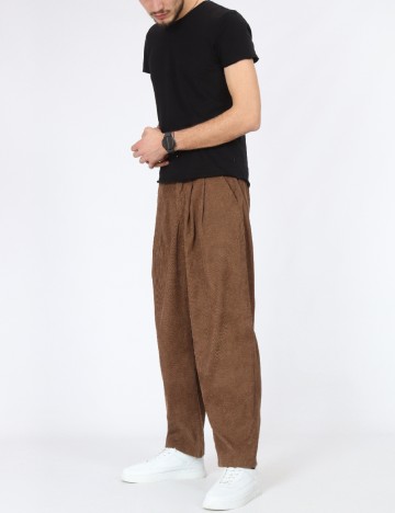 Pantaloni SHEIN, maro
