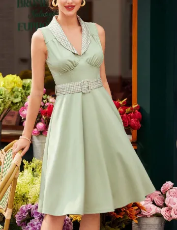 Rochie medie SHEIN, verde