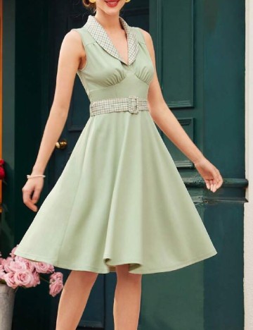 Rochie medie SHEIN, verde