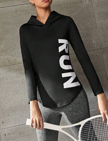Hanorac Shein Kids, negru