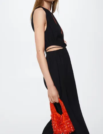 Rochie lunga Mango, negru Negru