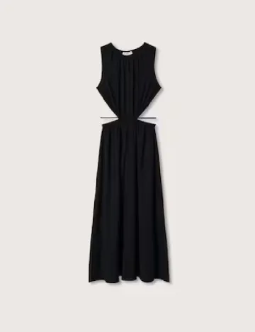Rochie lunga Mango, negru Negru