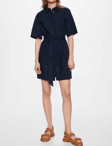 Rochie scurta Mango, bleumarin