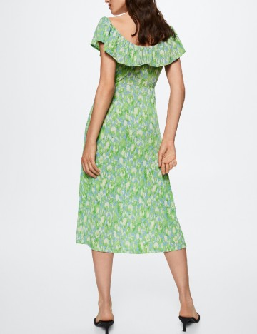 Rochie medie Mango, verde