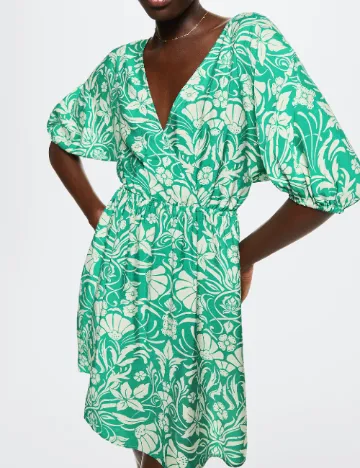 Rochie scurta Mango, verde