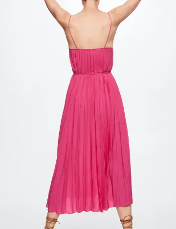 Rochie lunga Mango, roz Roz