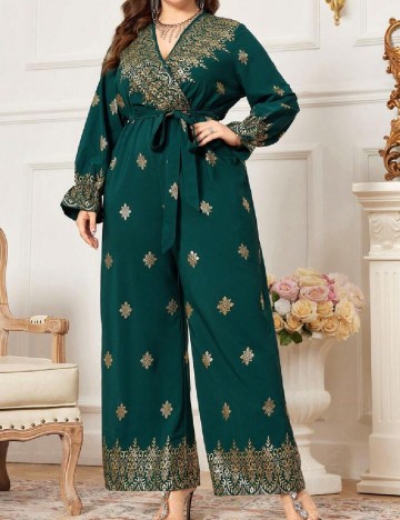 Salopeta SHEIN CURVE, verde