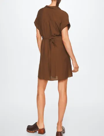 Rochie scurta Mango, maro