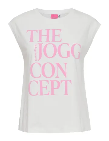 Tricou TheJoggConcept, alb