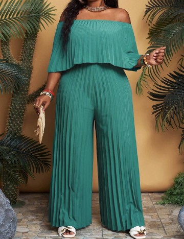 Salopeta SHEIN CURVE, verde