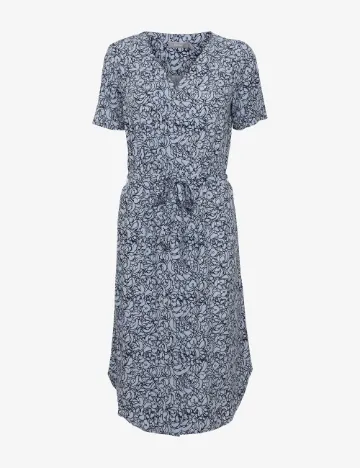 Rochie scurta Fransa, albastru