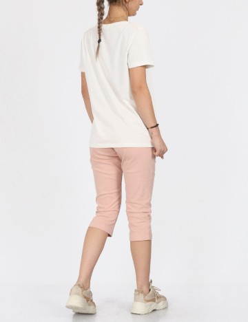 Tricou Cream, alb