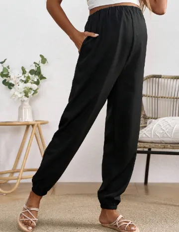Pantaloni SHEIN Maternity, negru