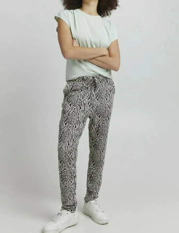 Pantaloni Ichi, animal print