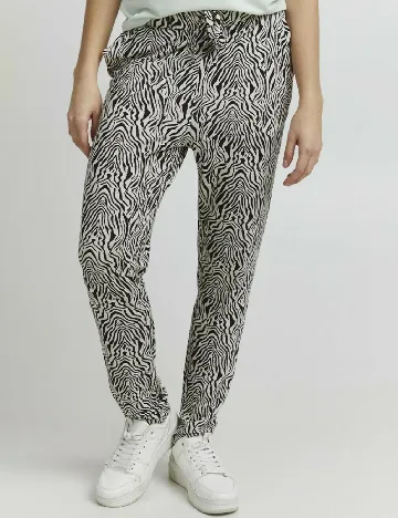 Pantaloni Ichi, animal print