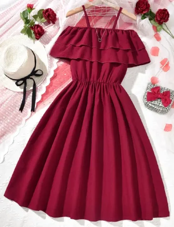 Rochie Shein Kids, visiniu Rosu