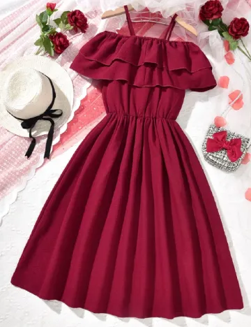 Rochie Shein Kids, visiniu Rosu