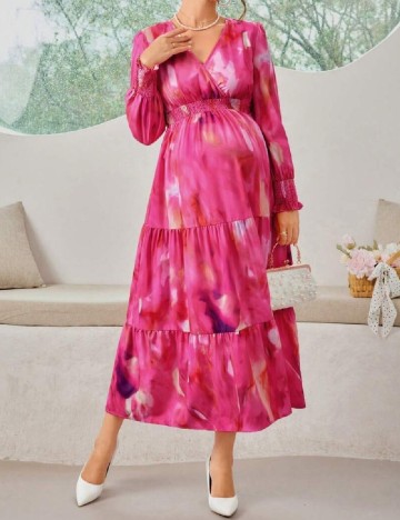 Rochie lunga SHEIN Maternity, roz