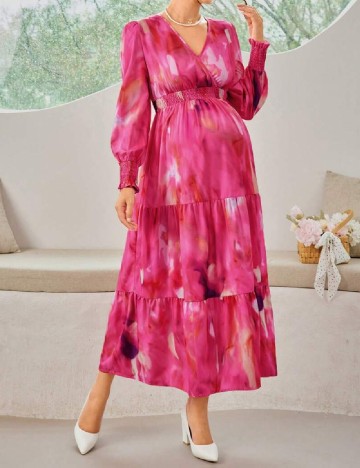 Rochie lunga SHEIN Maternity, roz