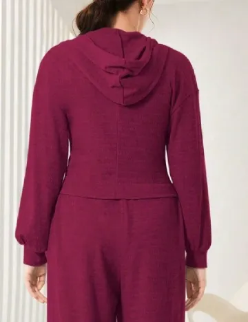 Hanorac SHEIN, magenta