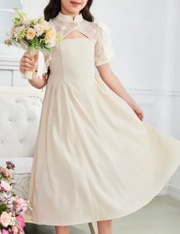 Rochie Shein Kids, crem