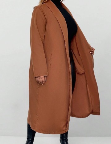 Trench SHEIN CURVE, maro