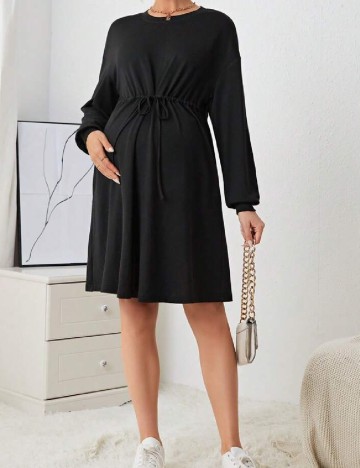 Rochie scurta SHEIN Maternity, negru