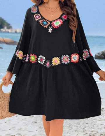 Rochie scurta SHEIN CURVE, negru