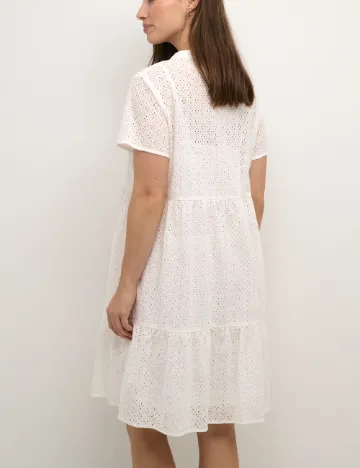 Rochie scurta Culture, alb