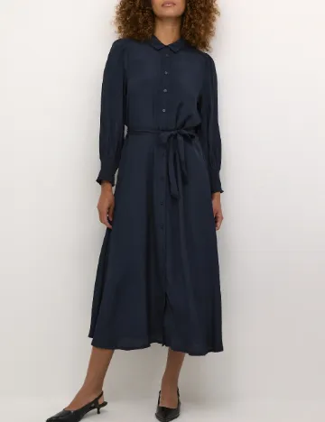 Rochie medie Kaffe, bleumarin Albastru
