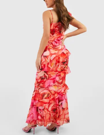Rochie lunga Boohoo, mix culori
