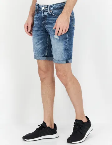 Pantaloni scurti Guess, albastru