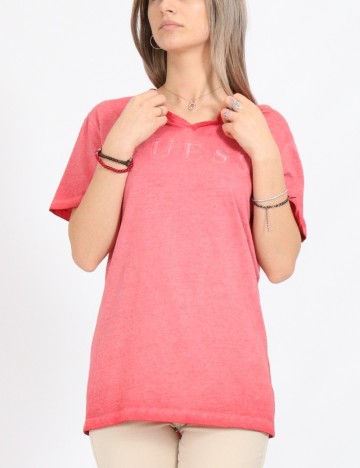 Tricou Oversize Guess, roz