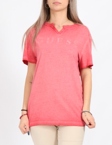 Tricou Oversize Guess, roz