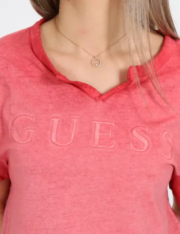 Tricou Oversize Guess, roz