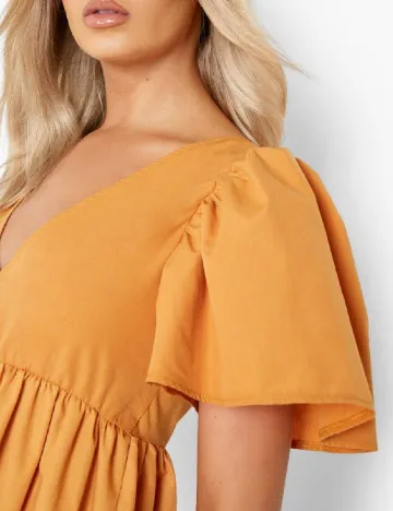 Rochie scurta Boohoo, portocaliu