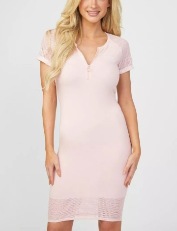 Rochie scurta Guess, roz