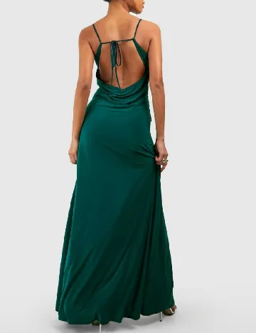 Rochie lunga Boohoo, verde
